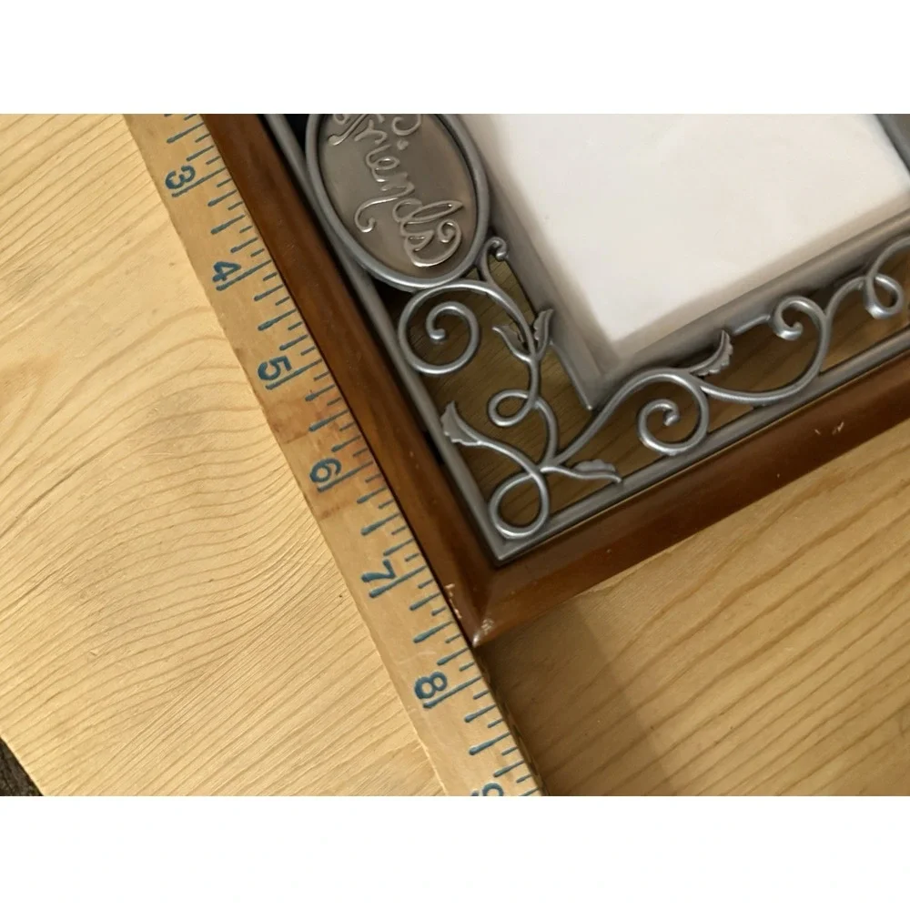Vintage‎ Malden Ornate Metal Wood Picture Frame 